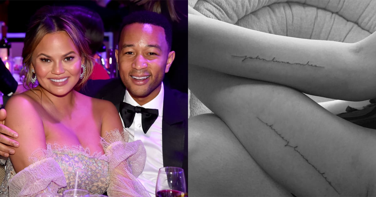 Chrissy Teigen and John Legend Matching Arm Tattoos 2019 | POPSUGAR Family