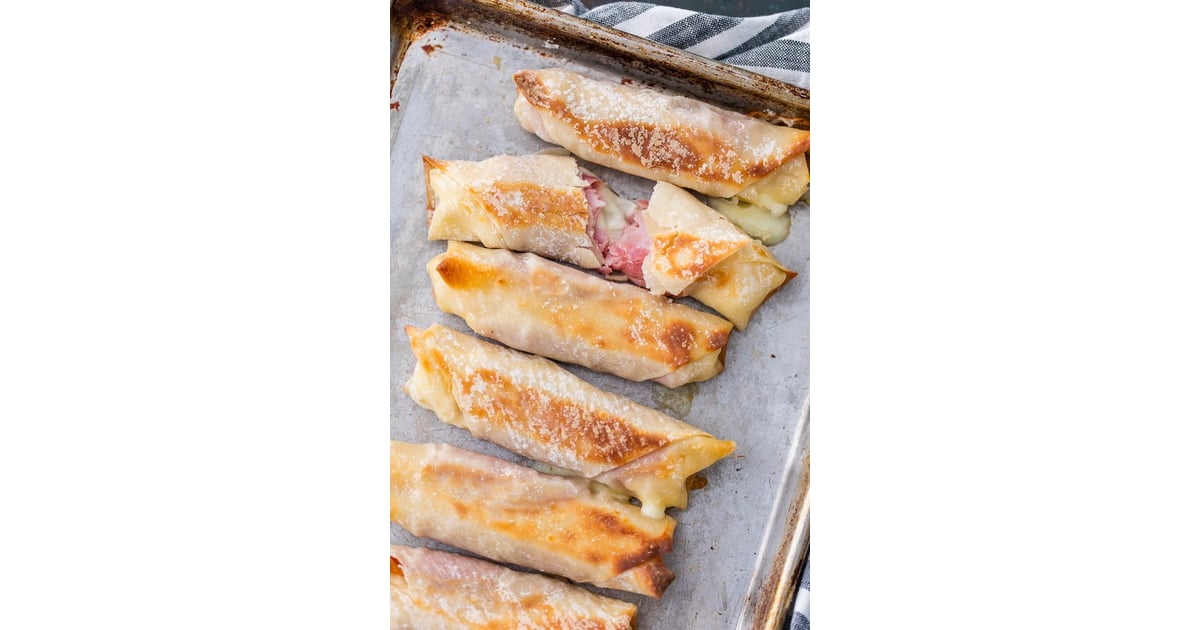 Baked Ham and Cheese Mozzarella Sticks Toddler Lunch Ideas POPSUGAR