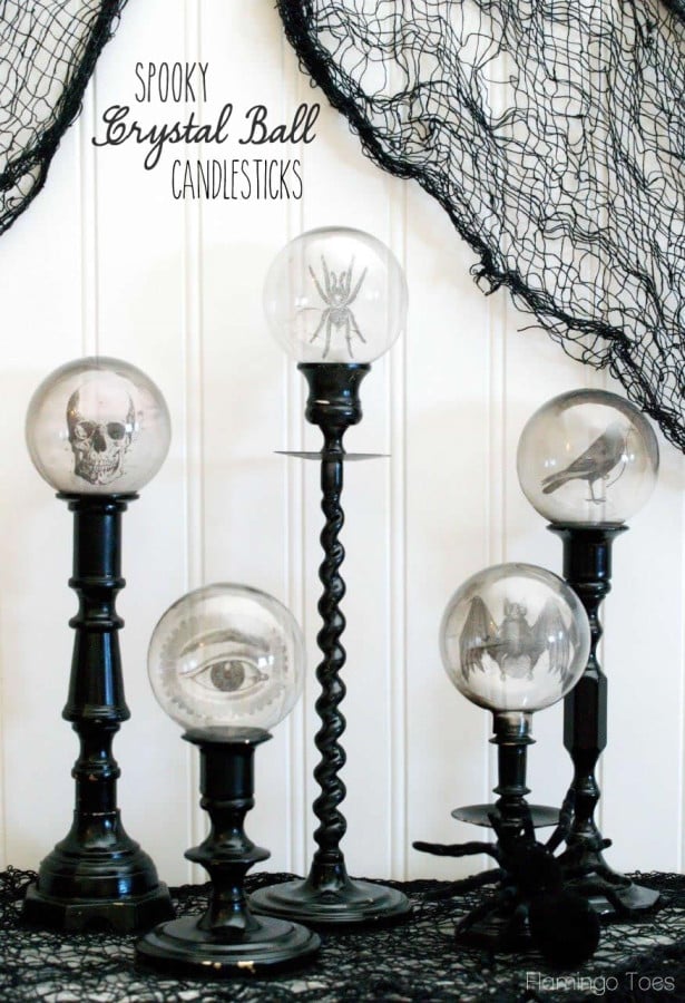 DIY: Magic Crystal Ball  Halloween Room Decor 