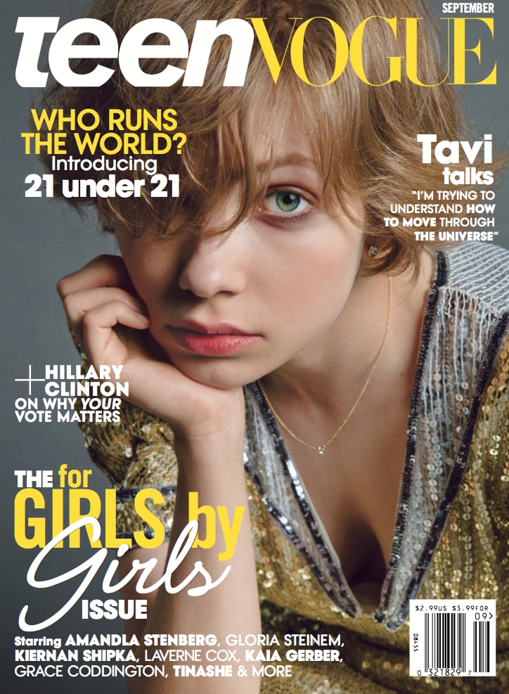Kaia Gerber Talks Modeling in Teen Vogue September 2016
