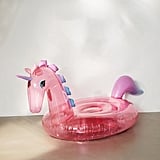 Funboy Pink Glitter Unicorn Pool Float