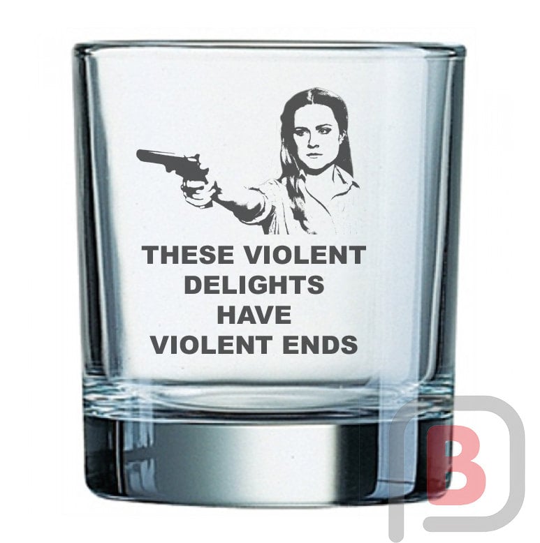 Westworld Violent Delights Whisky Glass ($12)