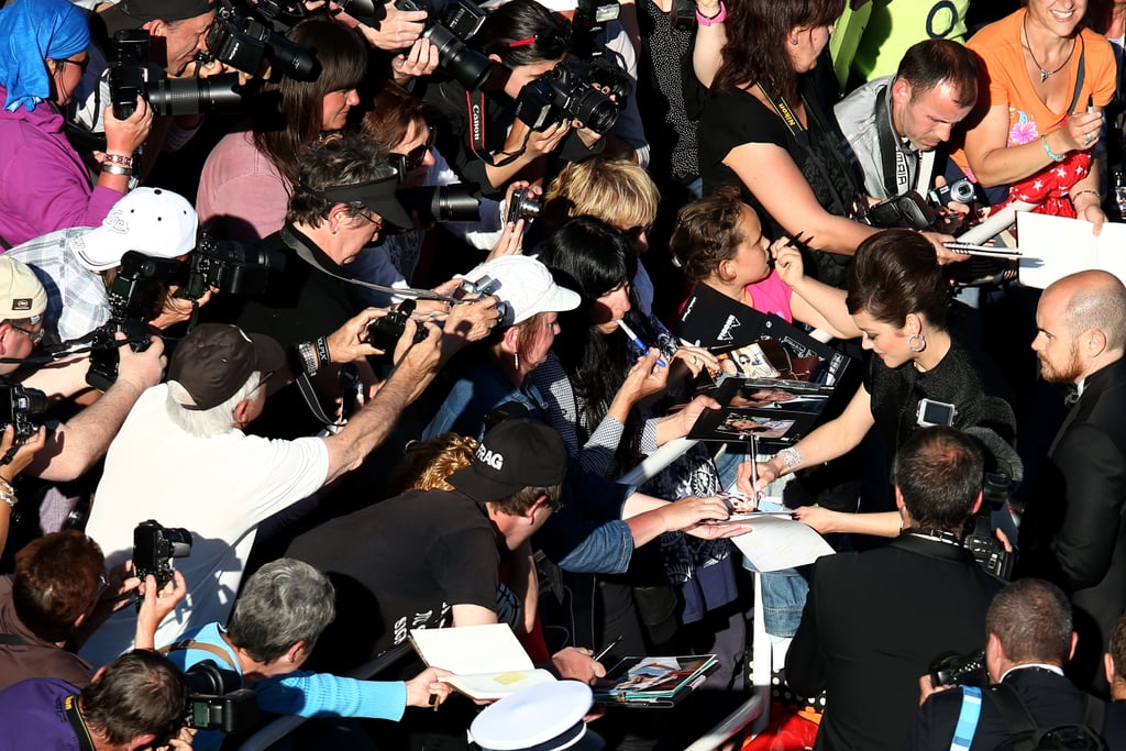 Signing Autographs at Cannes