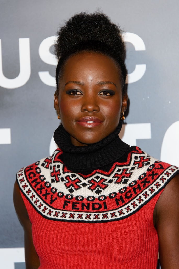 Lupita Nyong’o’s Effortless Topknot in 2017