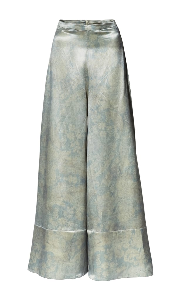H&M Conscious Collection Wide-Cut Silk-Blend Pants ($129)