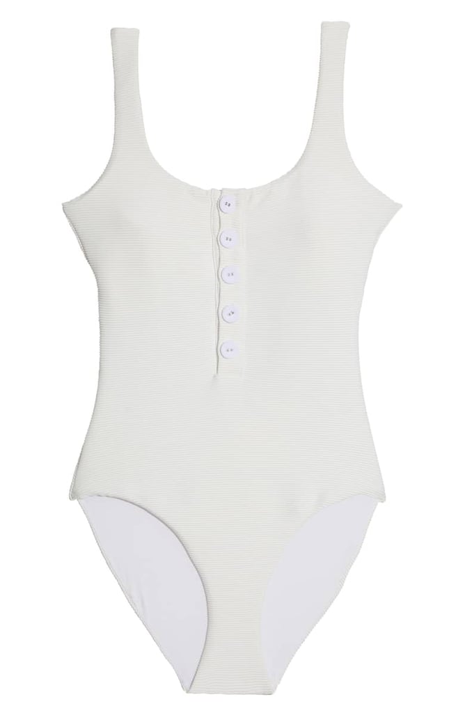 Onia Sandra Ribbed One-Piece Swimsuit