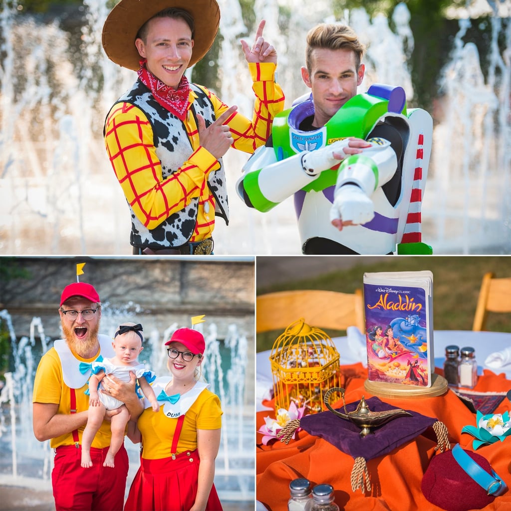 Disney-Themed Wedding With Guests in Costumes