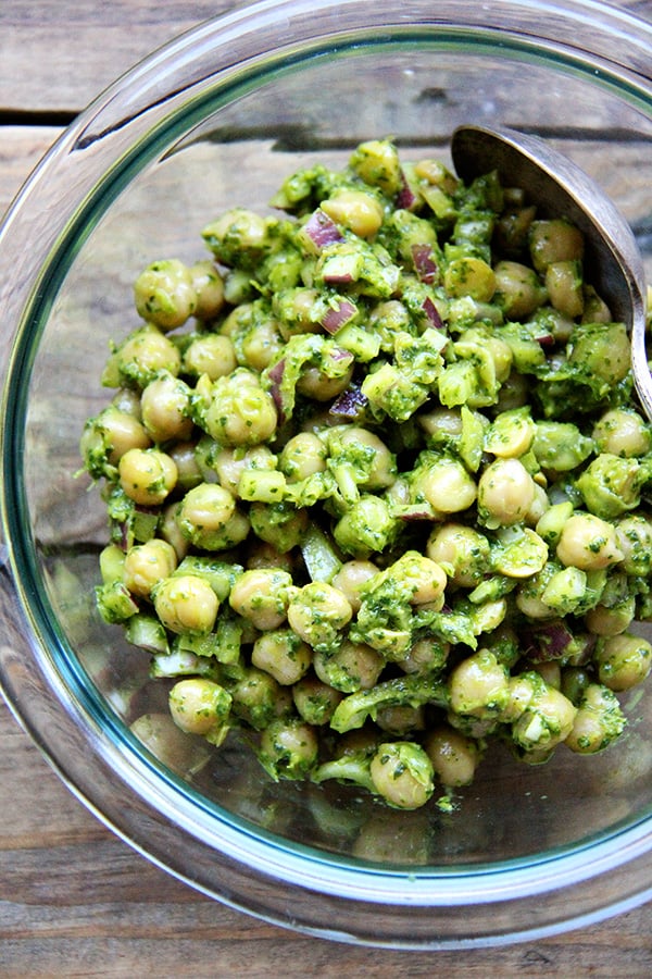 Chickpeas With Coriander and Lime Dressing