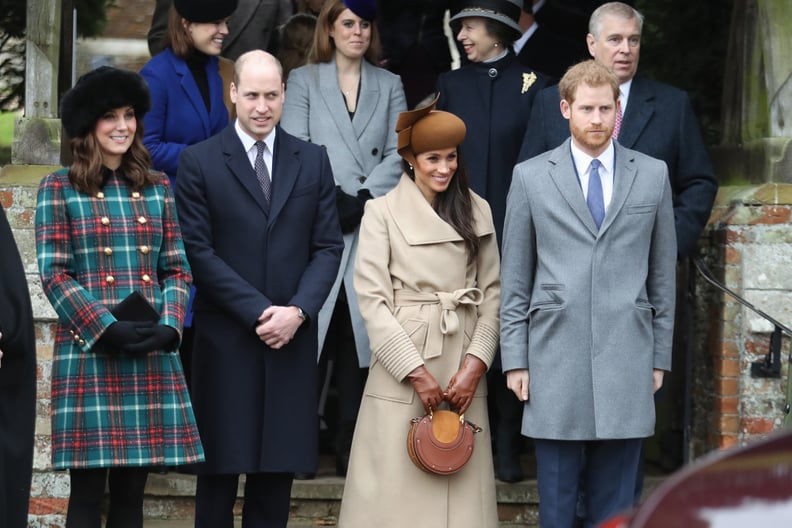 Kate, William, Meghan, Harry, Beatrice, and Eugenie