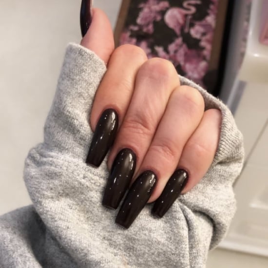 Khloe Kardashian Dark Nail Polish Color