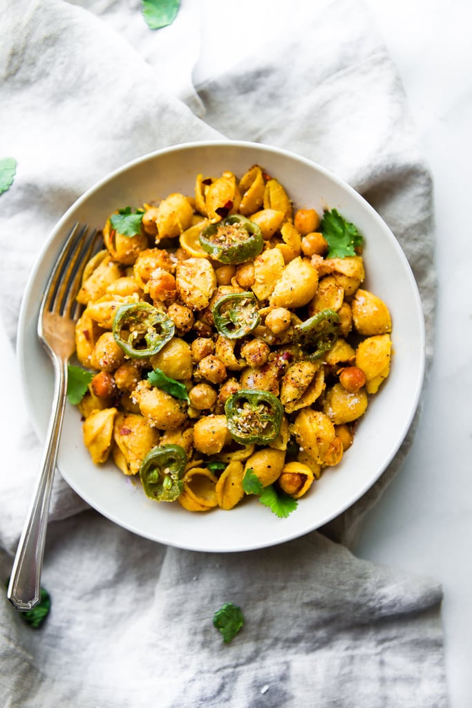 Vegan Jalapeno Chickpea Mac and Cheese