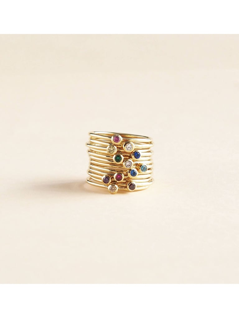 Dainty Birthstone Ring