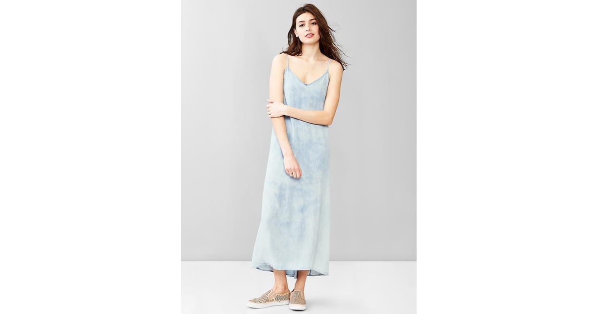 Gap Denim Maxi Dress Summer Denim POPSUGAR Fashion Photo 24
