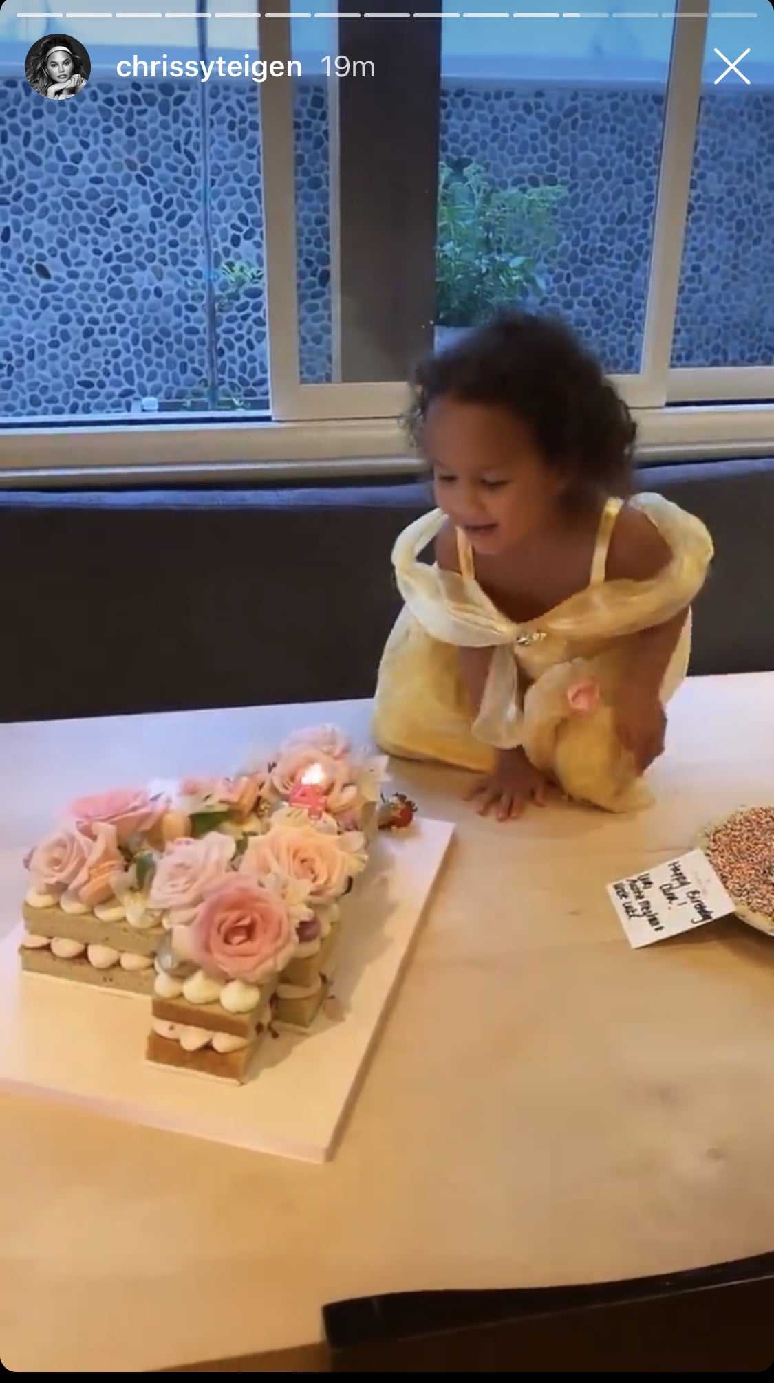 Chrissy Teigen And John Legend Celebrate Luna S 4th Birthday Popsugar Family