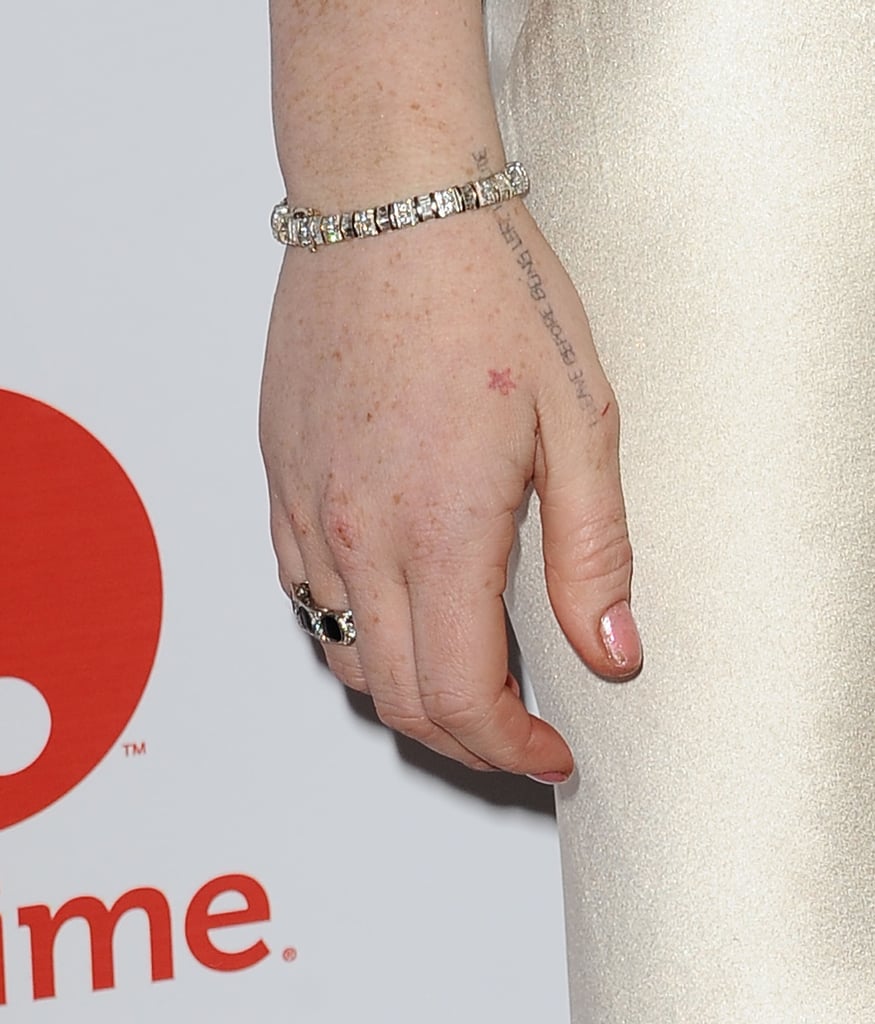 Tatuaż Lindsay Lohan na prawej ręce