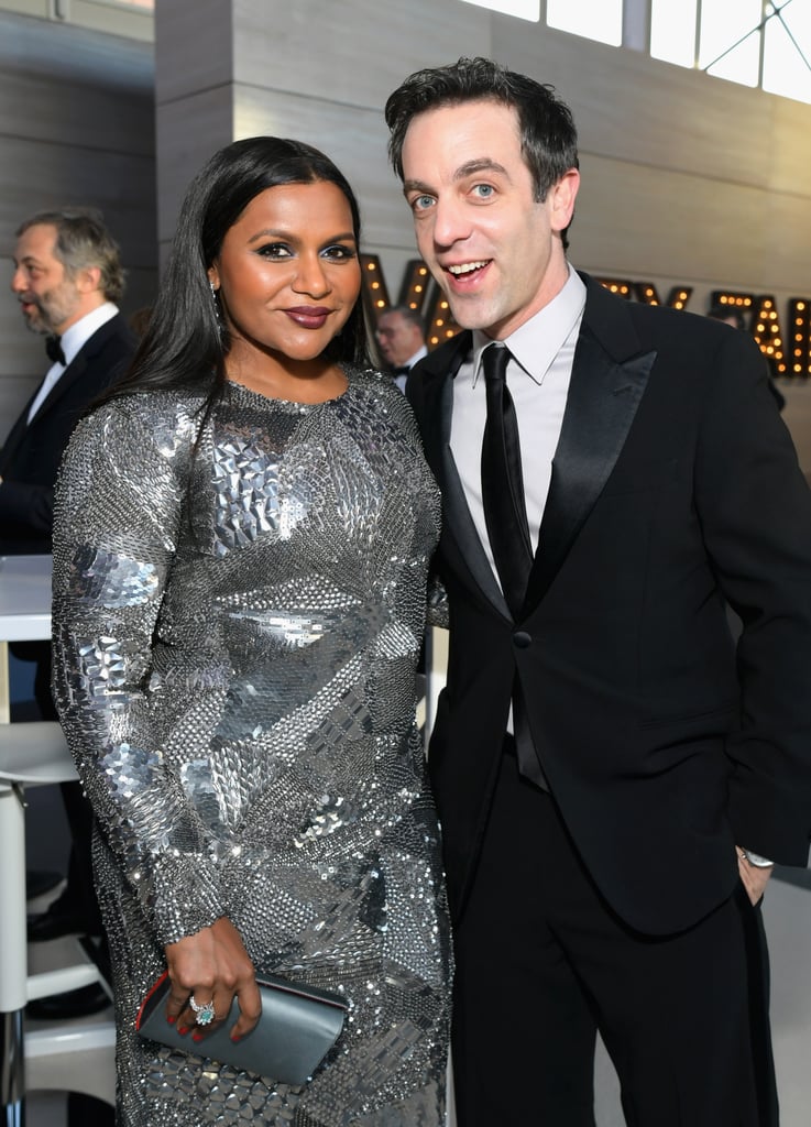 Mindy Kaling and BJ Novak at the Oscars Afterparty 2019
