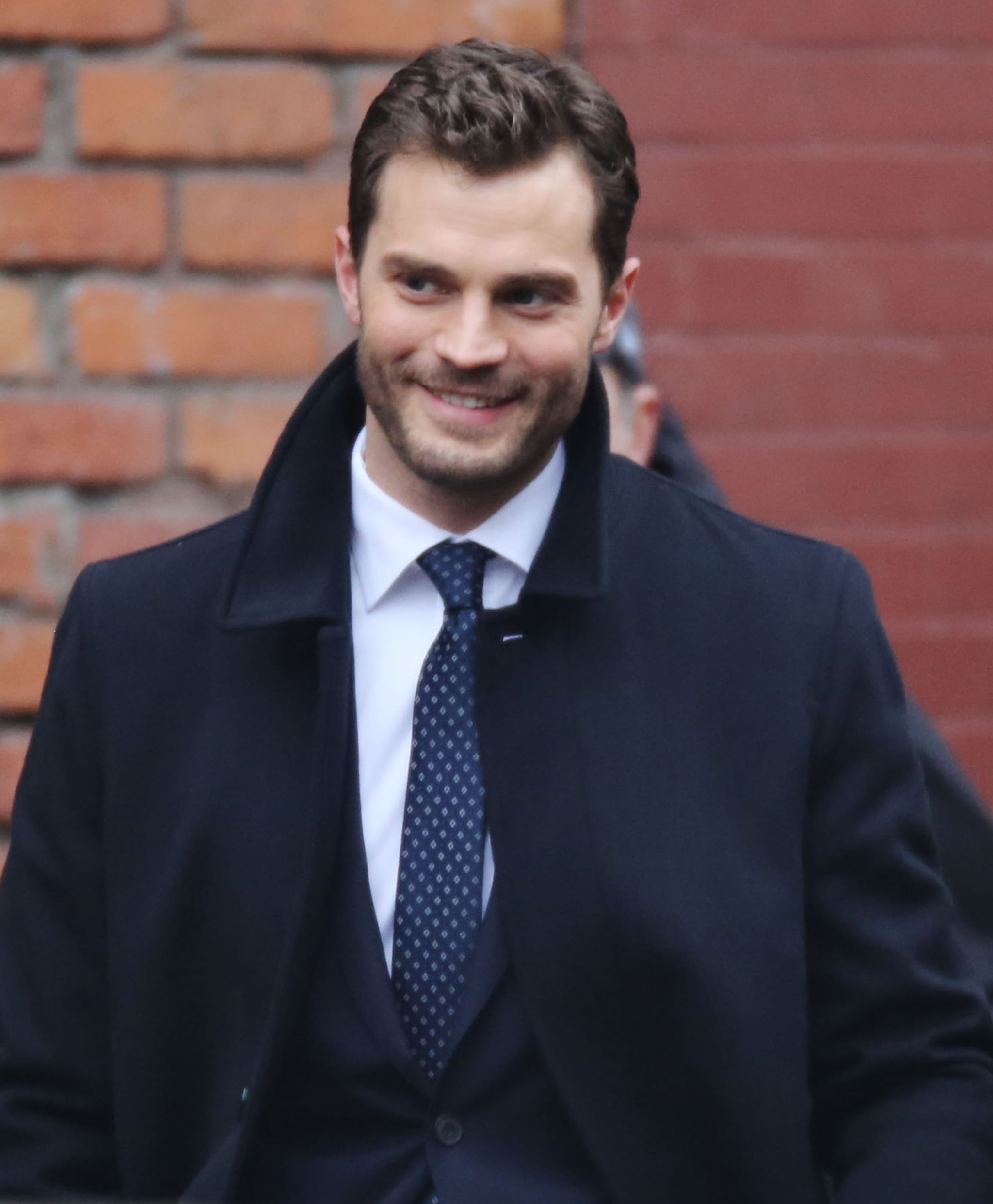 Fifty Shades Darker Jamie Dornan Set Pictures Popsugar Entertainment