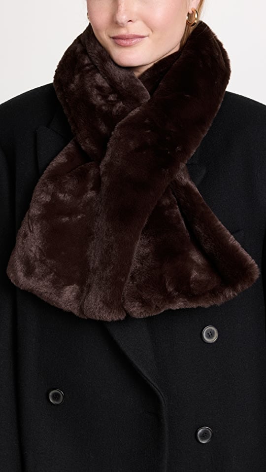 人造毛皮围巾:巴黎小鹿斑比围巾