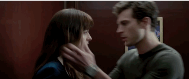 Fifty Shades of Grey Sex Scene: The Epic Elevator Kiss