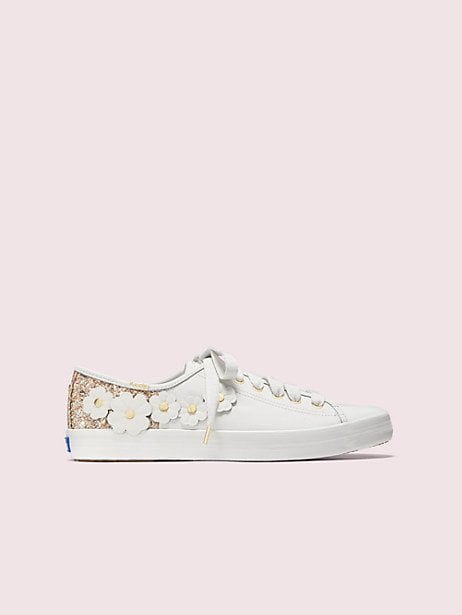 Keds x Kate Spade New York Kickstart Glitter Appliqués Sneakers | These 22  Spring Arrivals From Kate Spade NY Are So Pretty, We Want Every Last One |  POPSUGAR Fashion Photo 14