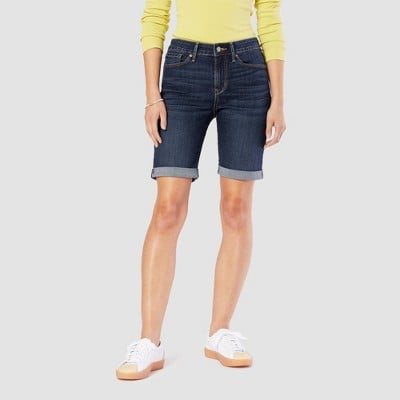 denizen white shorts