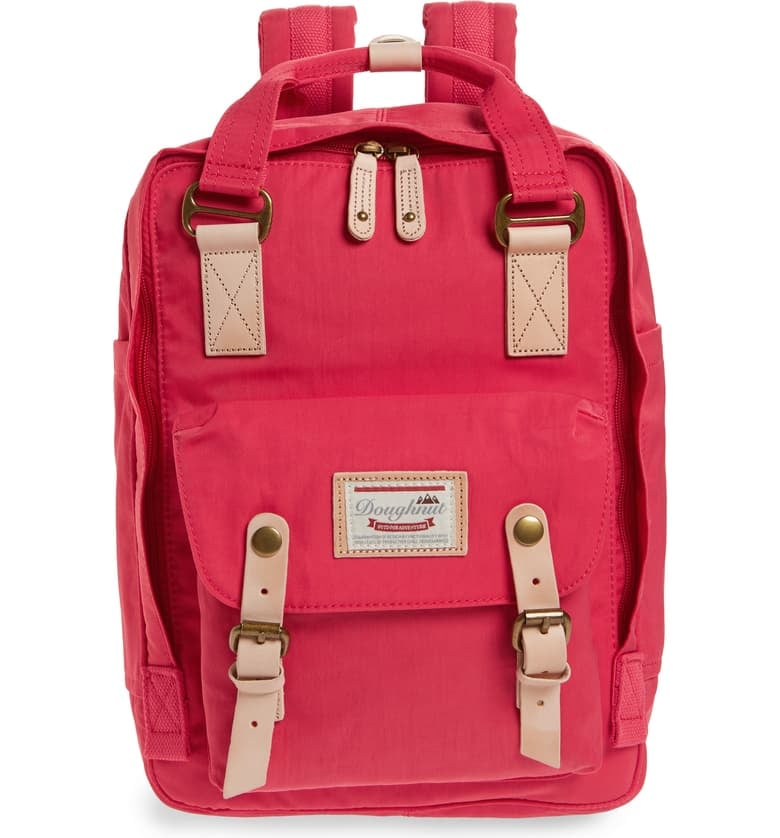doughnut macaroon water resistant backpack