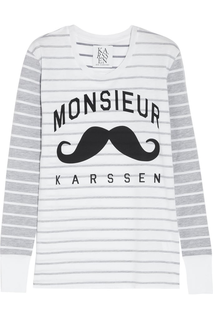 After a week month filled with delicious holiday treats and a cocktail or two, I'm relying on this Zoe Karssen tee ($100) to keep me stylish and comfortable in the New Year.
— MV