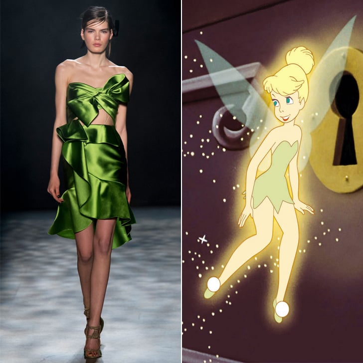 Tinker Bell in Marchesa Fall 2017