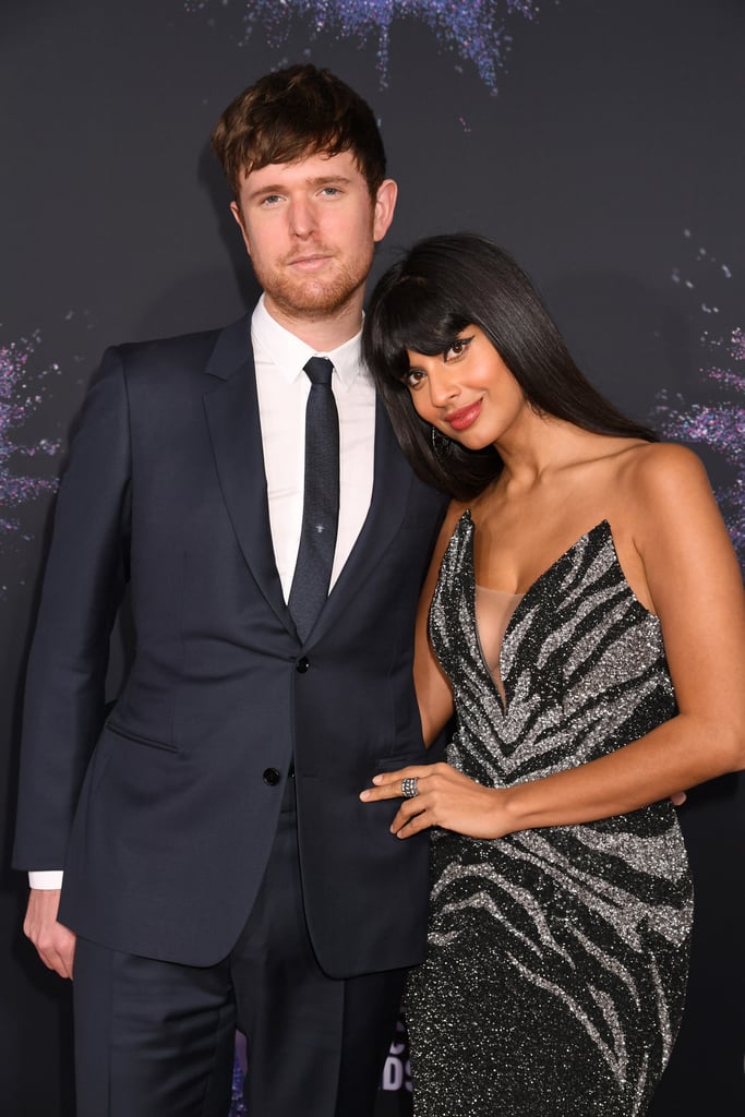 James Blake and Jameela Jamil at the 2019 American Music Awards