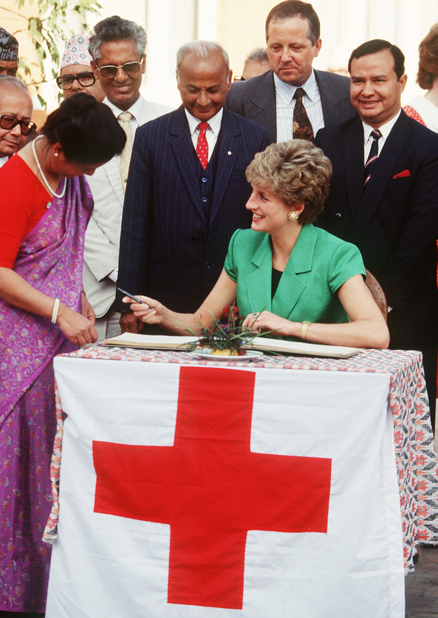 Princess Dianas Charity Work With Aids Popsugar Celebrity
