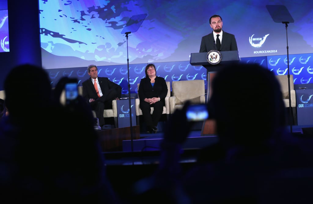 Leonardo DiCaprio at the Our Ocean Conference in DC