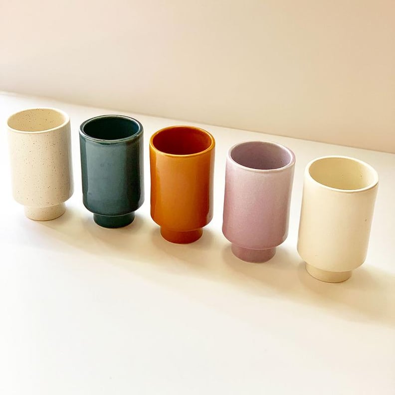 Something Useful: Jungalow Kaya Solid Ceramic Cups by Justina Blakeney