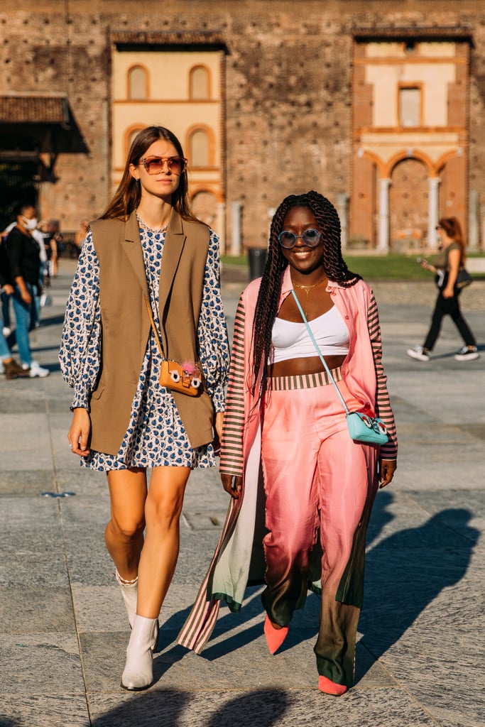 Best Street Style at Milan Fashion Week Spring '21 POPSUGAR Fashion UK