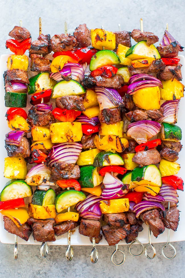 Grilled Steak Kebabs