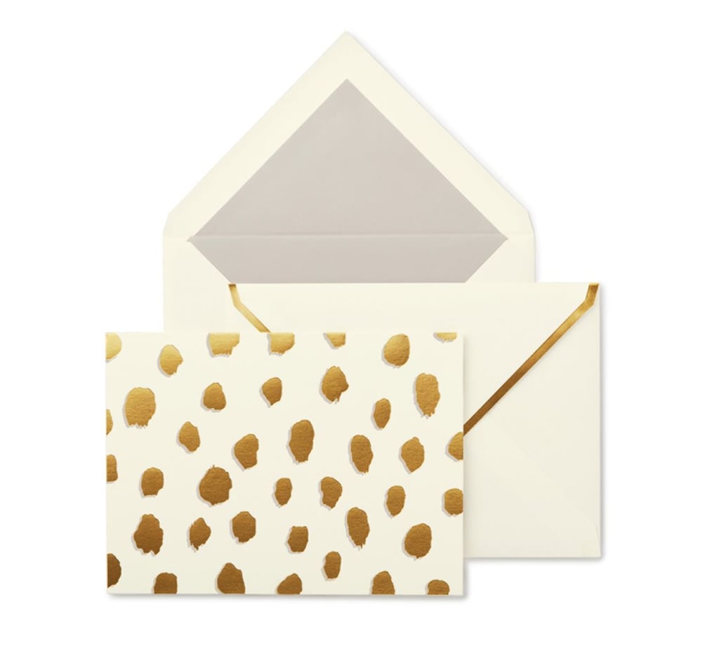 Kate Spade Flamingo Dot Foldover Card Set