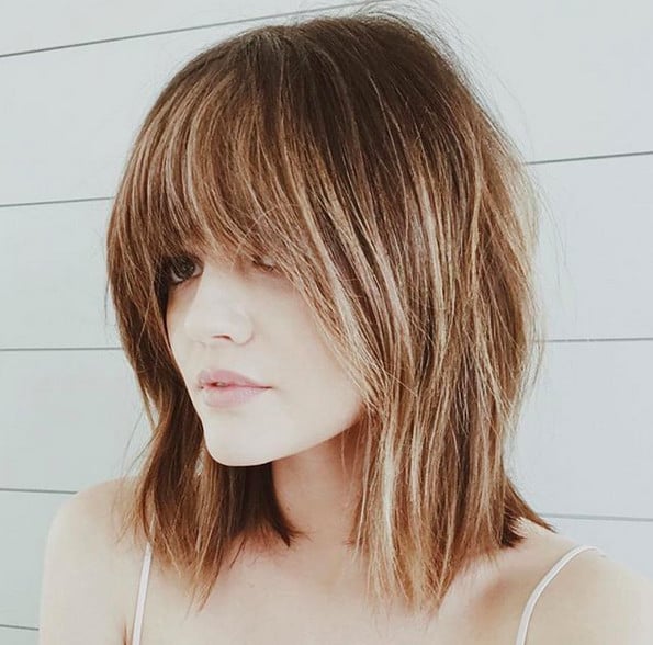 Lucy Hale Makes a Case For Bangs in the Summer | POPSUGAR Beauty