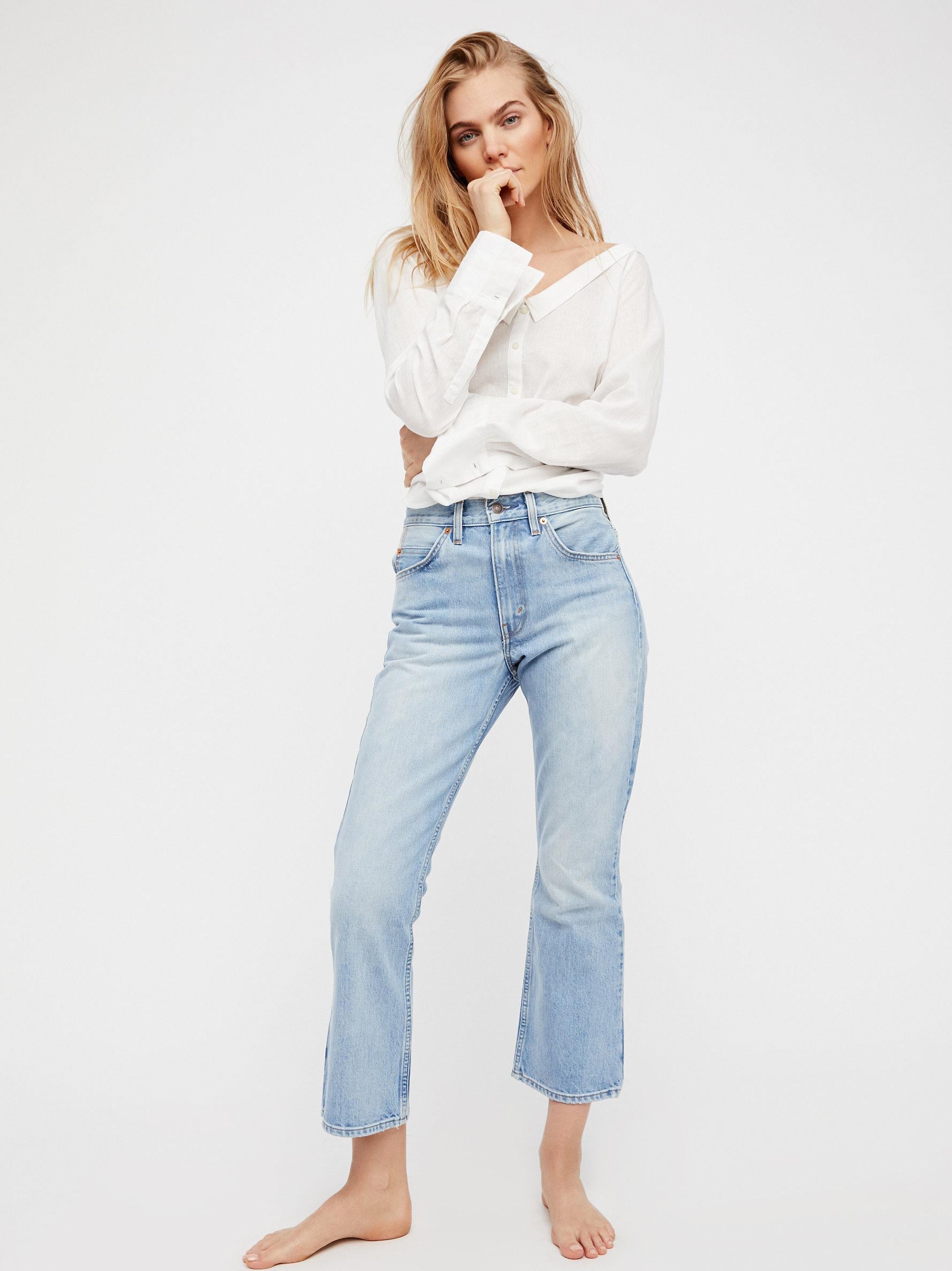 Levi's 517 Cropped Boot Cut Jeans | 20 Flattering Pairs of Cropped Jeans  That Will Make You Say Hallelujah | POPSUGAR Fashion Photo 23