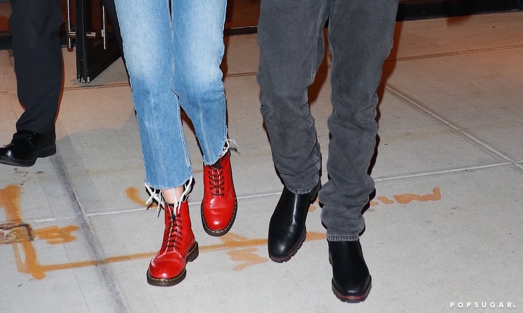 Gigi Owns These Dr. Martens in Yellow Too