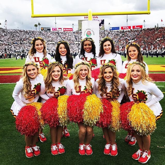 She Was a Cheerleader in College