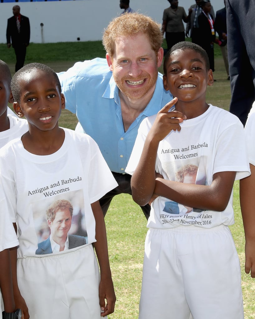 When He Made Some New Friends in Antigua