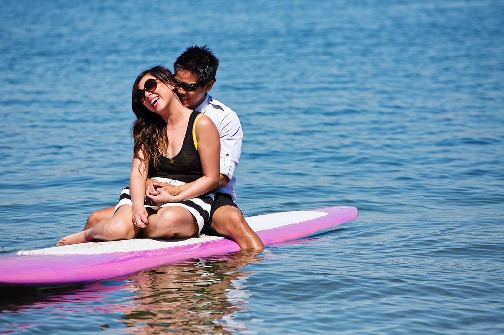 Paddleboard Pda Summer Engagement Photo Ideas Popsugar Love And Sex
