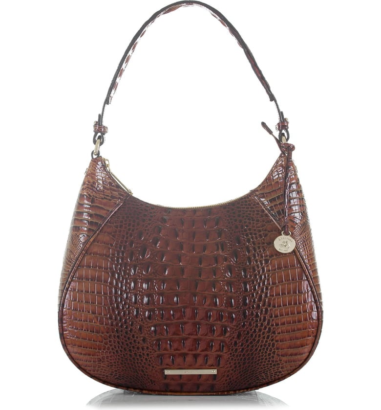 Brahmin Melbourne Amira Shoulder Bag Kylie Jenner Brown Bag at Travis