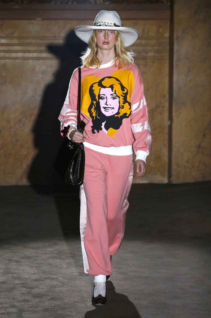 Gucci Look: This Dolly Parton Tracksuit and White Cowboy Hat