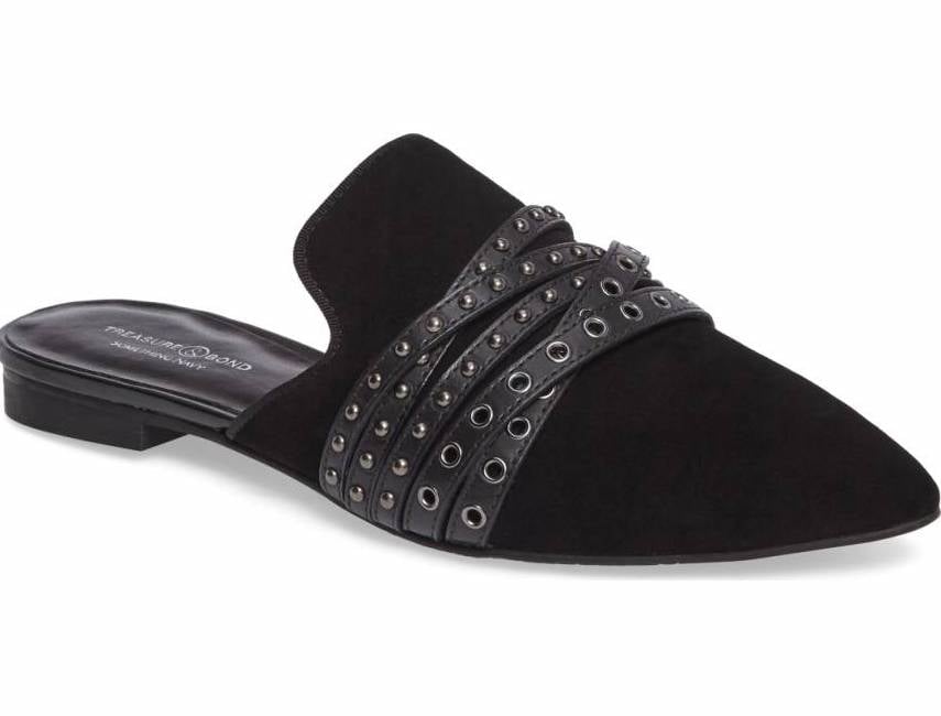 Treasure & Bond Women's X Something Navy Kaine Strappy Mule