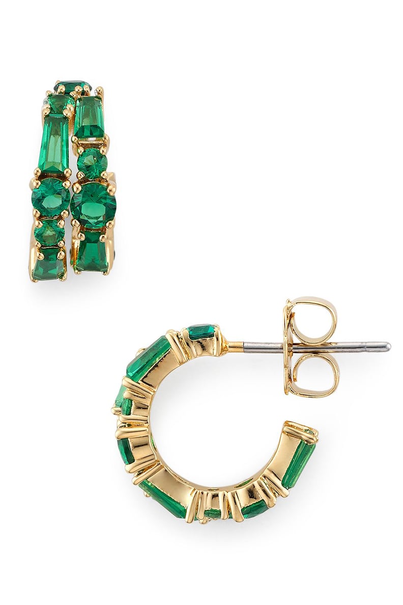 Nadri Astor Double Hoop Earrings