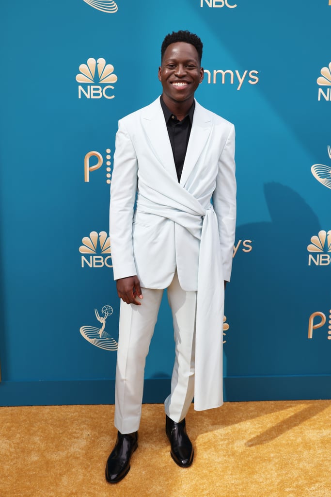 Toheeb Jimoh in a White Suit at the Emmys 2022