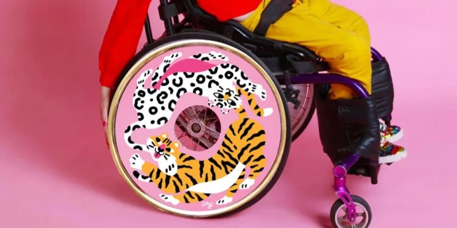 Shop Izzy Wheels Designer Wheel Covers For Wheelchairs POPSUGAR Smart Living