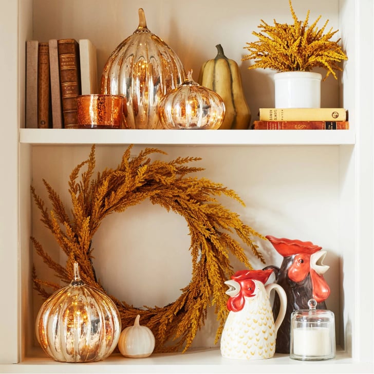 Artificial Goldenrod Arrangement in Ceramic Pot Best Fall Decor From