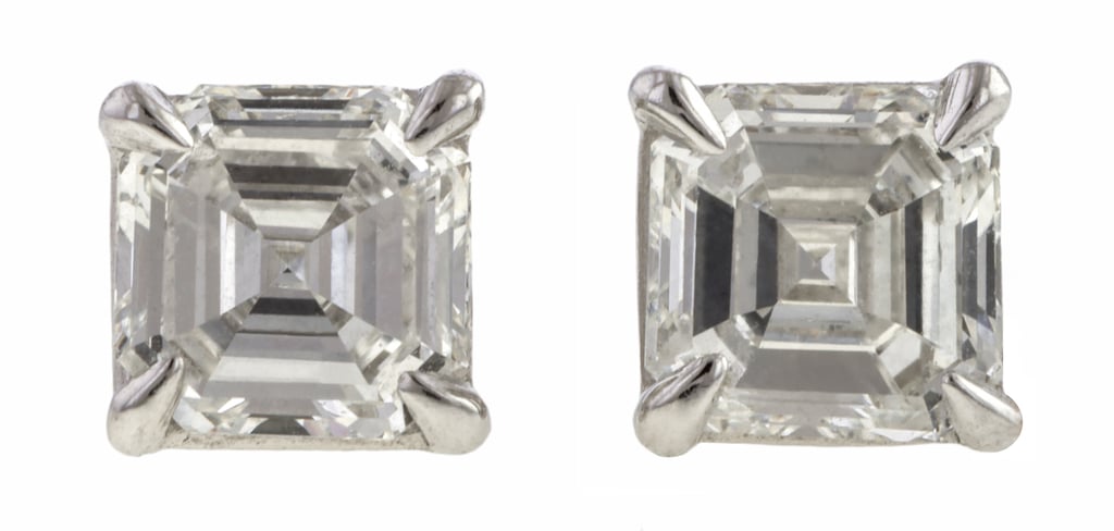 "For clients looking for something a little more unexpected, a square-shaped diamond or Asscher cut are both beautiful alternatives to a classic round shape."
