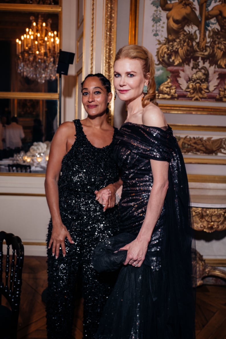 Tracee Ellis Ross and Nicole Kidman at the Balenciaga Couture Dinner